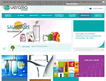 Tablet Screenshot of es.verallia.com